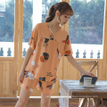 100% Viscose Korean Cute Pajamas Women Plus Size Pajamas Cheapest